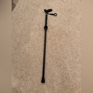 Black Unisex Walking Cane